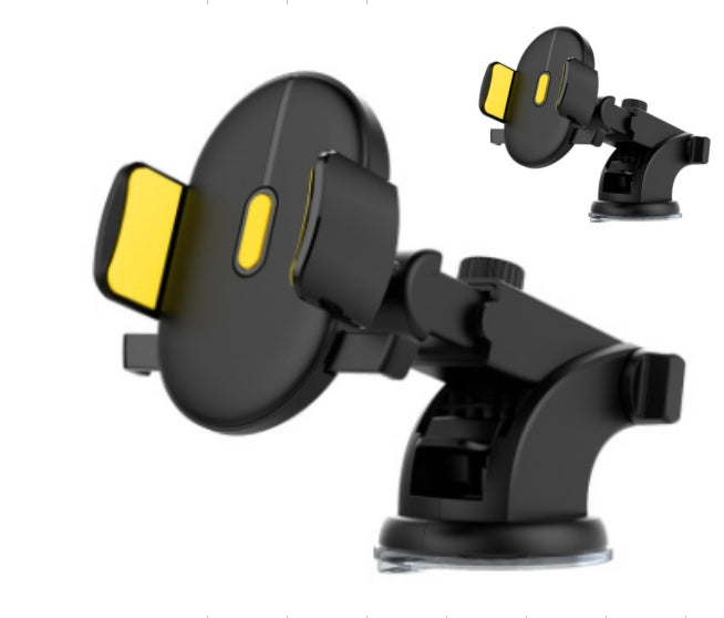 2025 Car Phone Holder with Long Rod Telescopic Arm – Strong Dashboard Suction Cup Mount