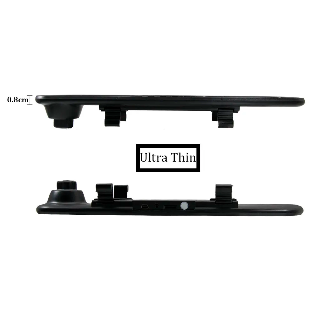 Clearance Plug and Play 2-Way 1080P HD Rear View Mirror Dash Camera – Front & Rear Recording, Night Vision, Loop Recording, G-Sensor,