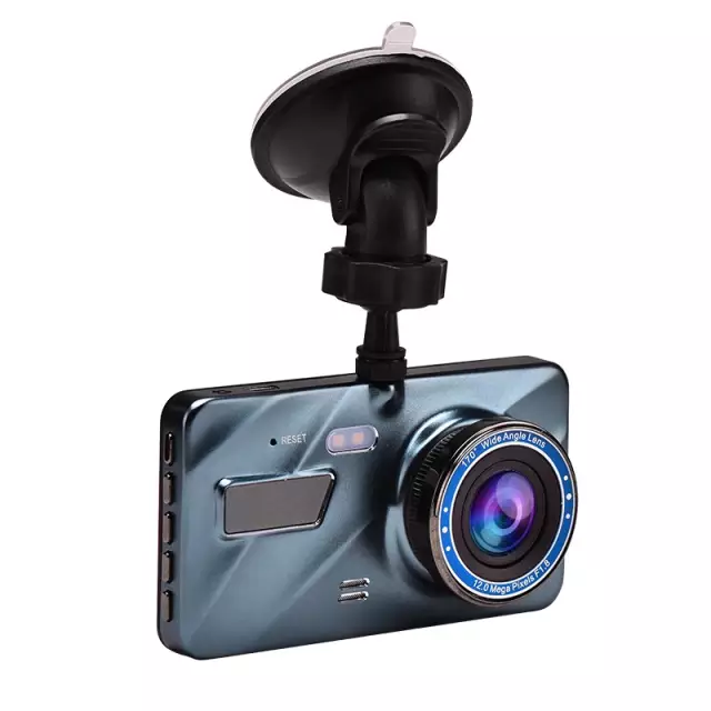 Clearance! 2-Way HD Dash Camera with Suction Mount – Front & Rear Car DVR, Night Vision, Loop Recording