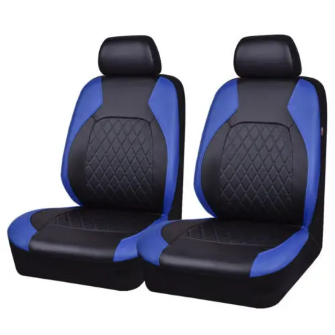 🔥 Clearance Sale – 2-Tone Leather Car Seat Covers | Universal Fit for Sedans & SUVs – Premium Protection & Style