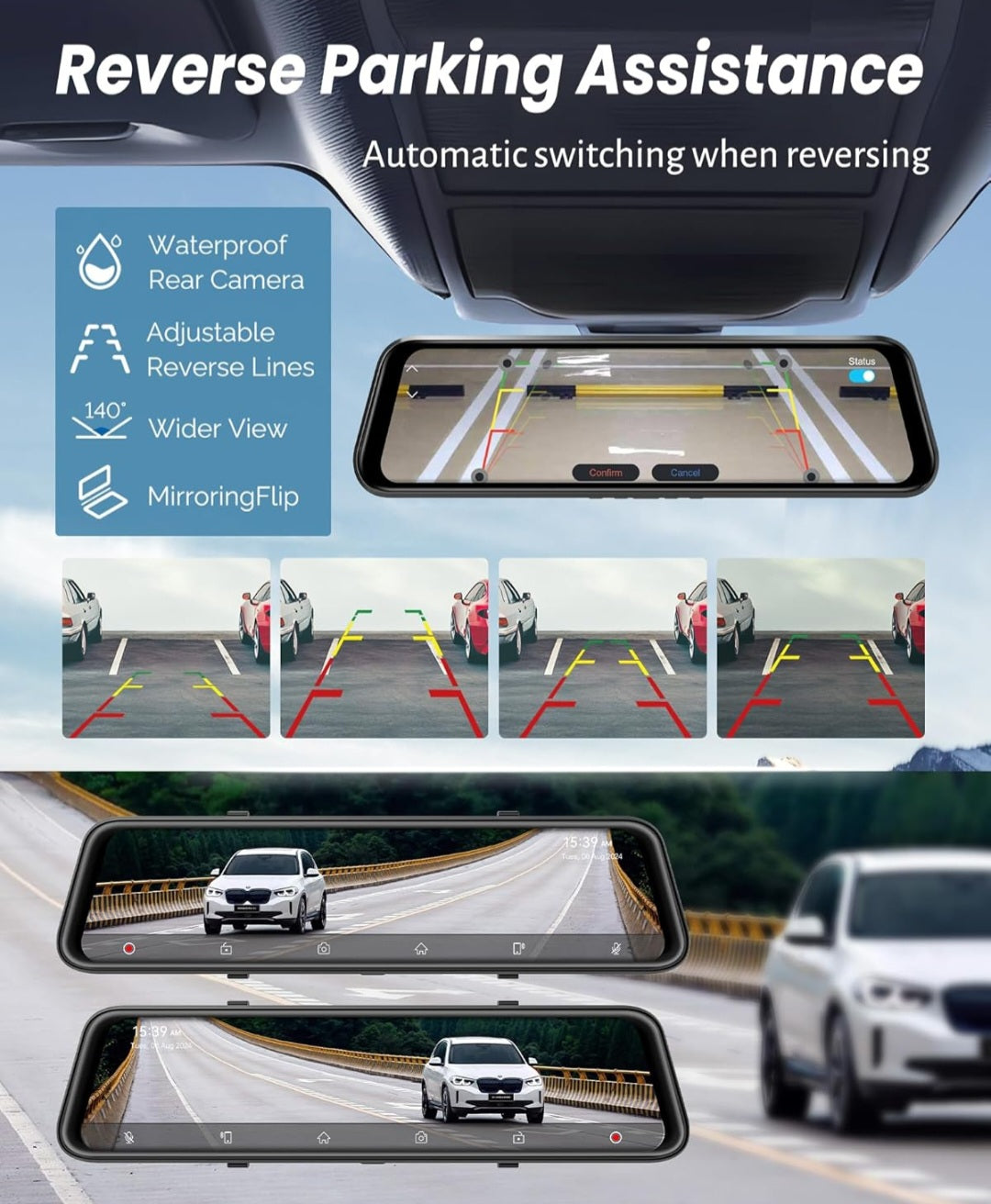 Dreamcars Vision 4K Dual Dash Cam Front and Rear