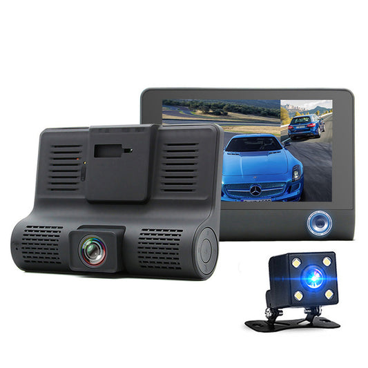 Clearance Sale 3way dash camera triple channel dash cam 1080P HD dash camera Uber Lyft taxi  front and rear dash camera with cabin view night vision Dash cam 3 channel car DVR