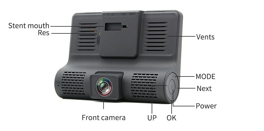 Clearance Sale 3way dash camera triple channel dash cam 1080P HD dash camera Uber Lyft taxi  front and rear dash camera with cabin view night vision Dash cam 3 channel car DVR