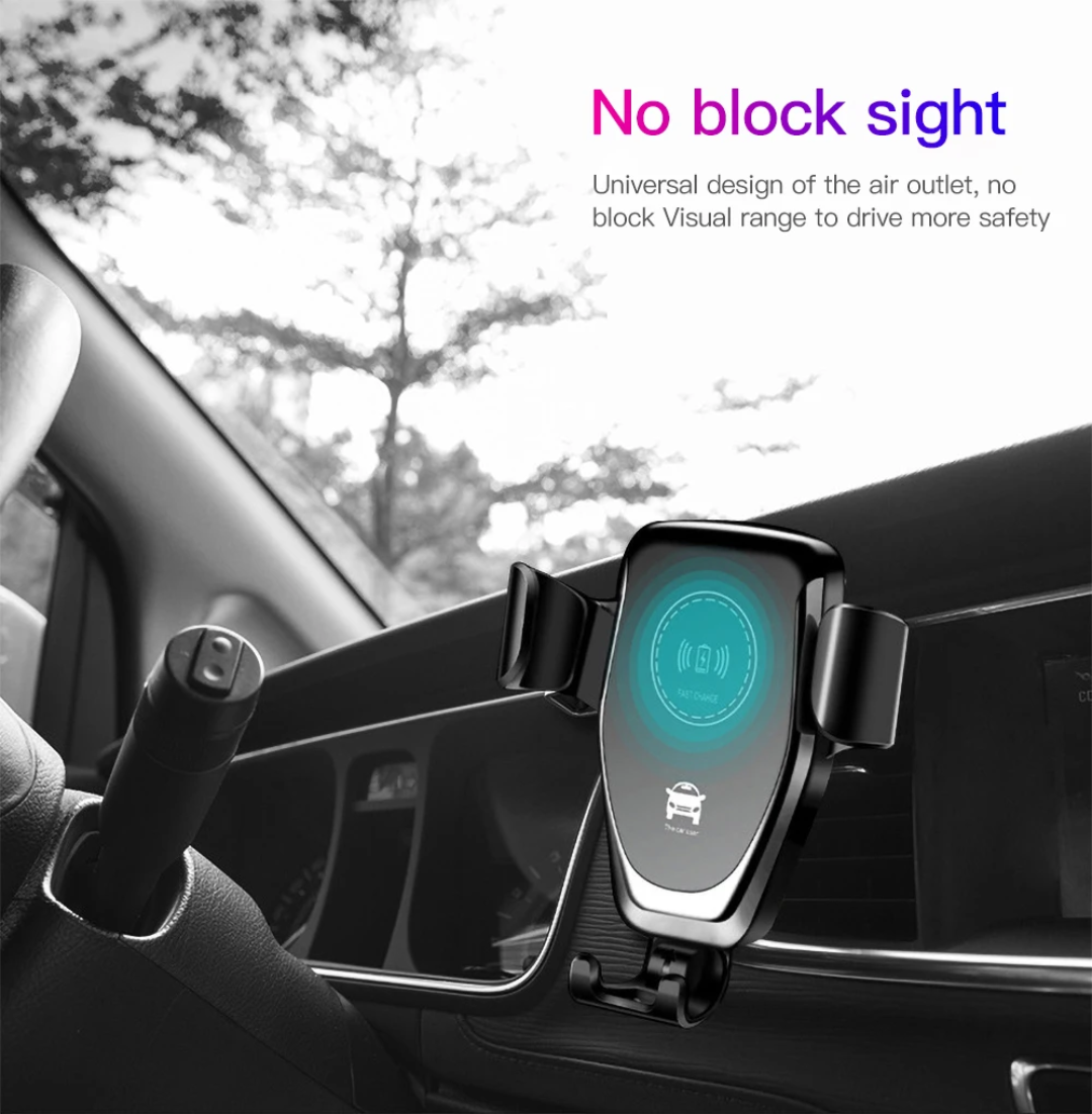 2025 Upgraded Plug and On  10W Wireless Phone Charger with complete Mount wire and Packaging